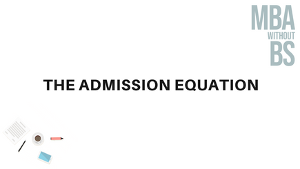07 - The Admission Equation